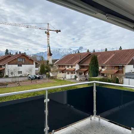 Apartment Modern 3br With Fireplace, Miele Kitchen And Balcony Heimberg